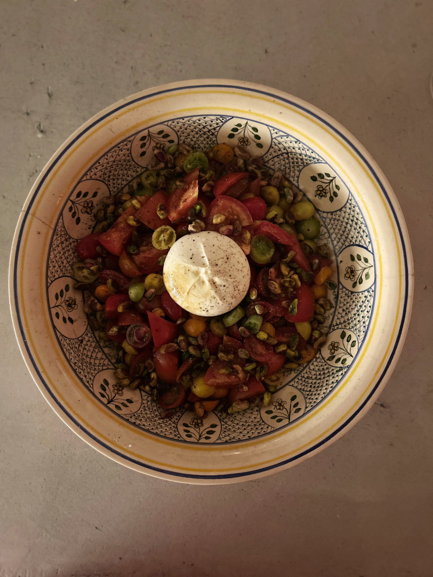 A carefully composed fine-dining plate